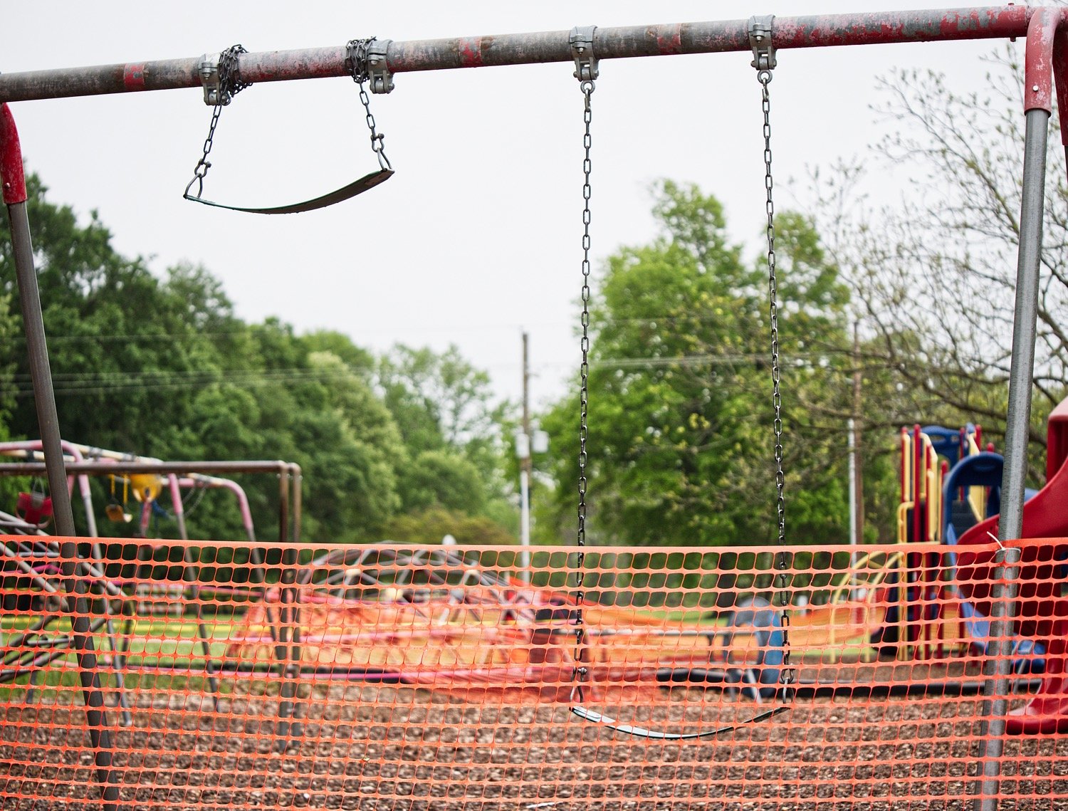 The city of Mineola jumped in late last week to close off all playground equipment in city parks, though the parks remained open for recreation as long as social distancing was followed.